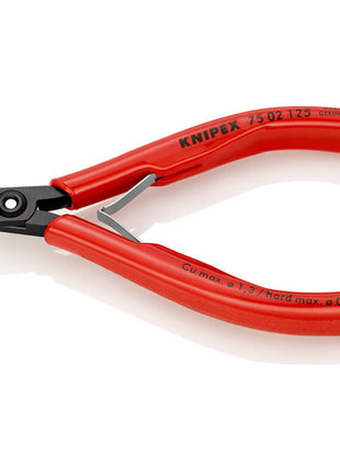 KNIPEX Electronics szczypce tnące boczne długość 125 mm kształt 0 ( 4000810485 )