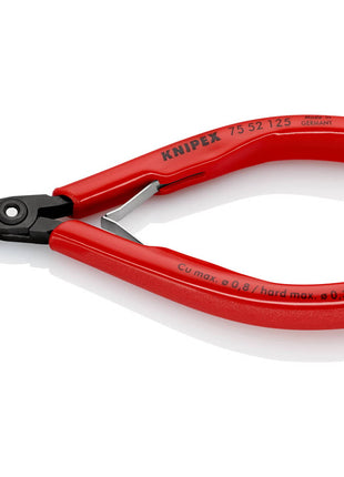 KNIPEX Pince coupante latérale électronique  longueur 125 mm forme 5 ( 4000794624 )