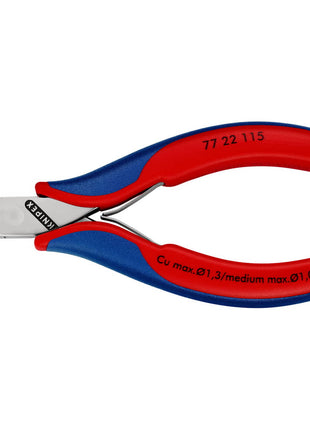 KNIPEX Elektronik-Seitenschneider Länge 115 mm Form 2 ( 4000810741 )