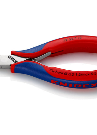 KNIPEX Pince coupante latérale électronique  longueur 115 mm forme 3 ( 4000810749 )