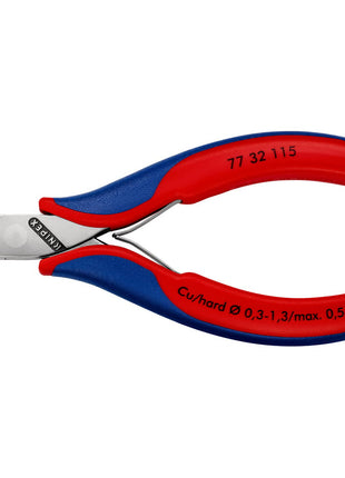 KNIPEX Pince coupante latérale électronique  longueur 115 mm forme 3 ( 4000810749 )