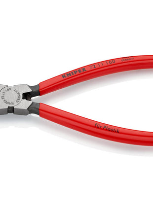 KNIPEX Seitenschneider für Kunststoffe Gesamtlänge 160 mm ( 4000810180 )