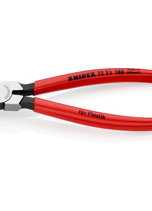 KNIPEX Szczypce tnące ukośne do tworzyw sztucznych Długość całkowita 160 mm ( 4000810187 )