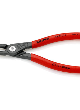 KNIPEX Alicates de precisión para anillos de seguridad J 21 para agujeros Ø 19 - 60 mm (4000810555)