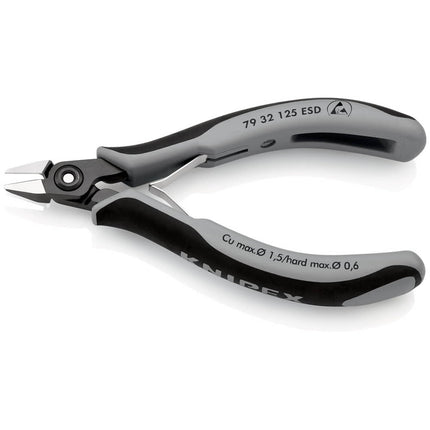 Frese diagonali per elettronica di precisione KNIPEX lunghezza 125 mm forma 3 ( 4000810831 )