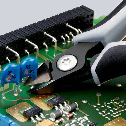 Frese diagonali per elettronica di precisione KNIPEX lunghezza 125 mm forma 3 ( 4000810831 )