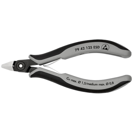 KNIPEX cortador lateral electrónico de precisión longitud 125 mm forma 4 (4000810832)