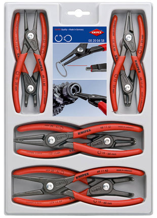 KNIPEX Juego de alicates para arandelas de precisión, 8 piezas (4000794413)