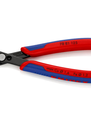 KNIPEX Electronics Szczypce tnące boczne Super-Knips(R) długość 125 mm kształt 8 ( 4000810592 )