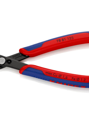 KNIPEX Electronics Szczypce tnące boczne Super-Knips(R) długość 125 mm kształt 8 ( 4000810592 )