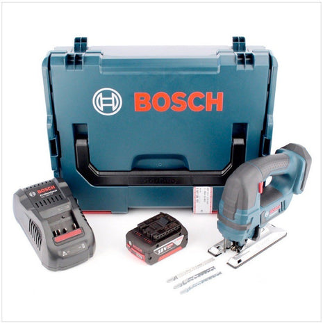 Bosch GST 18 V-Li B Akku Stichsäge in L-Boxx + 1x 6,0 Ah Akku + Ladegerät + 20x Sägeblätter - Toolbrothers