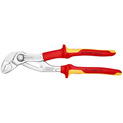 Pinze per pompe dell'acqua KNIPEX Cobra(R) Lunghezza 250 mm Larghezza di serraggio 46 mm ( 4000795065 )