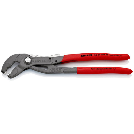 KNIPEX Szczypce zaciskowe do taśm sprężynowych Długość całkowita 250 mm Pojemność maks. 70 mm ( 4000795336 )