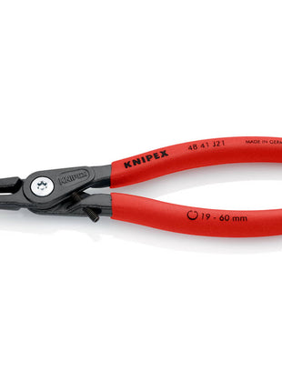 KNIPEX Alicates de precisión para anillos de seguridad J 21 para agujeros Ø 19 - 60 mm (4000810868)