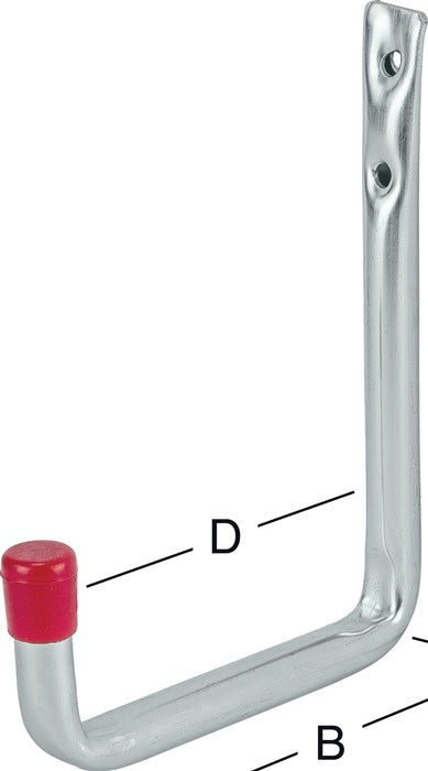 VORMANN gancio a parete a U senza rivestimento in gomma Sporgenza 150 mm ( 3000273042 )