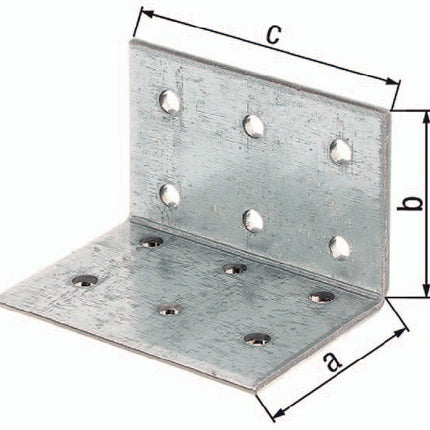 GAH piastra forata angolare ETA-8/165 40 x 40x60mm ( 3000200335 )
