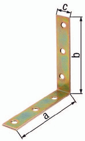 Ángulo de silla GAH largo 150 x 150 mm ancho 25 mm espesor 3 mm (8001552196)