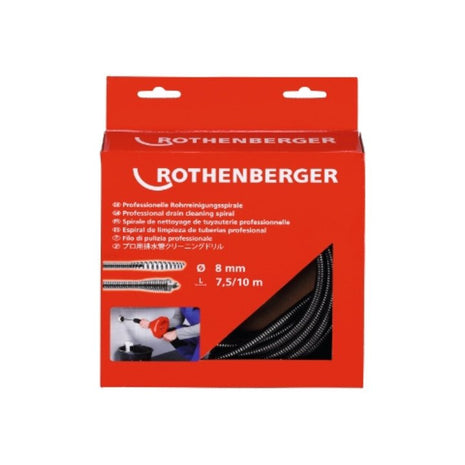 ROTHENBERGER Outil en spirale ROSPIMATIC longueur 7,5 m D. des spirales 8 mm ( 8000739564 )