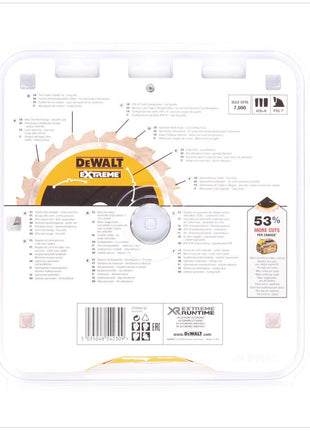 Dewalt DT 99569 XR Handkreissägeblatt 216 mm / 30 mm mit 36 Zähnen - Toolbrothers