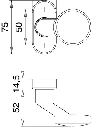 EDI Profiltürknopf 2033/1610 Material Edelstahl EST ( 3000261215 )