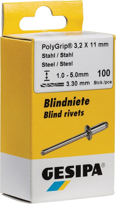 GESIPA Blindniet PolyGrip® Nietschaft d x l 3,2 x 8 mm ( 4000813773 )