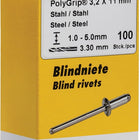 GESIPA Blindniet PolyGrip® Nietschaft d x l 4 x 10 mm ( 4000813777 )