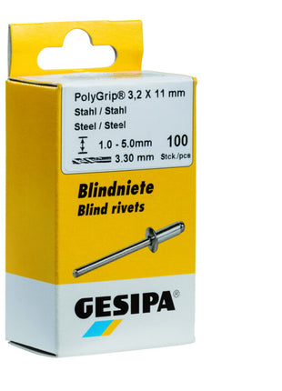 GESIPA Blindniet PolyGrip® Nietschaft d x l 3,2 x 11 mm ( 4000813786 )