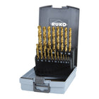 RUKO Jeu de forets hélicoïdaux DIN 338 type N Ø nominal 1-10x0,5 mm ( 4000600883 )