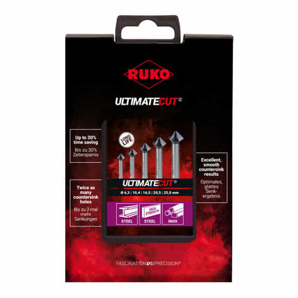 RUKO Set di svasatura DIN 335 90° ULTIMATECUT 6,3-25,0 mm ( 8000422540 )