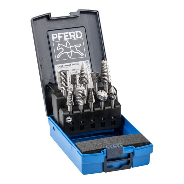 Set di frese PFERD 82 gambo Ø 6 mm 10 pezzi ( 4142033100 )