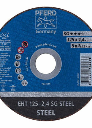 PFERD Trennscheibe SG STEEL D125x2,4mm gerade ( 4000841354 )