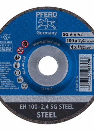 PFERD Trennscheibe SG STEEL D115x2,4mm gekröpft ( 4000841310 )