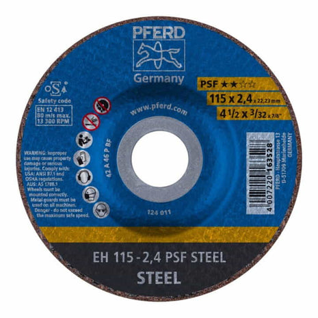 PFERD Trennscheibe PSF STEEL D125x2,4mm gekröpft ( 4000841283 )