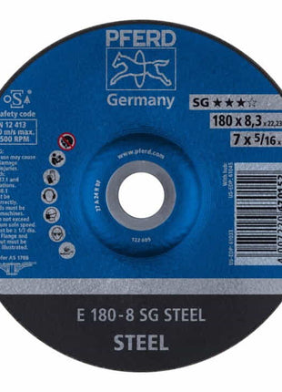 PFERD Schruppscheibe SG STEEL D180xS8,3mm ( 4000842051 )