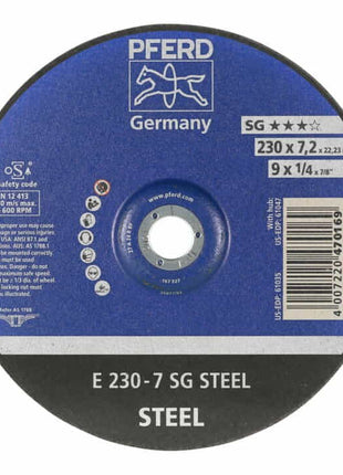 PFERD Schruppscheibe SG STEEL D230xS7,2mm ( 4000842715 )