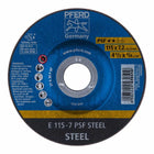 PFERD Meule à ébarber PSF STEEL D115xép.7,2 mm ( 4000842650 )