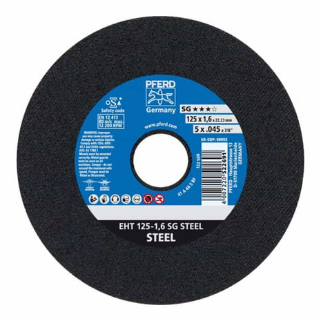 PFERD Trennscheibe SG STEEL D125x1,6mm gerade ( 4000841353 )