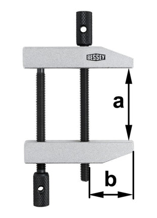 BESSEY Parallelschraubzwinge PA Spannweite 60 mm ( 4000831578 )