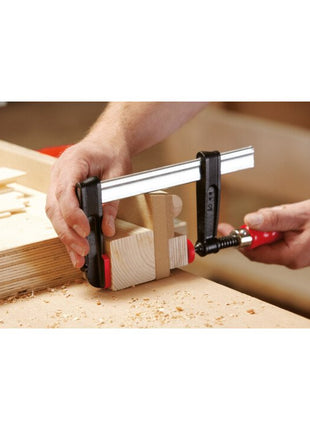 BESSEY Serre-joint en fonte malléable TPN envergure 120 mm col de cygne 60 mm ( 4000831600 )