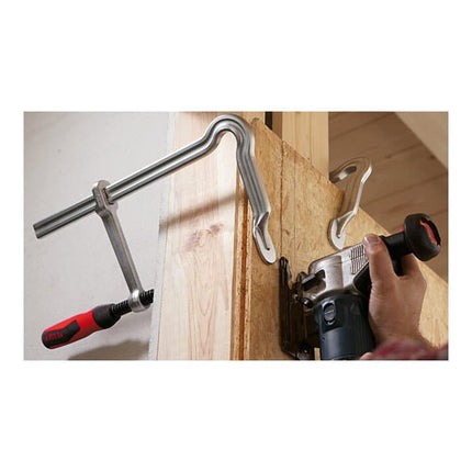 BESSEY morsetto a vite interamente in acciaio OMEGA Larghezza di serraggio 160 mm Sporgenza 80 mm ( 4000831470 )