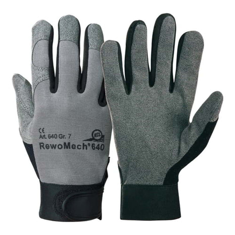 HONEYWELL Kunstlederhandschuhe RewoMech 640 Größe 10 schwarz/grau ( 4000371733 )