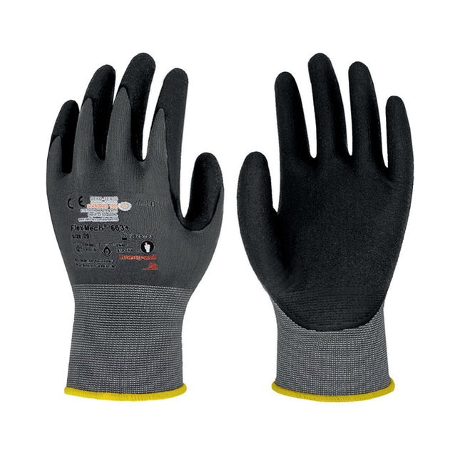 HONEYWELL Handschuhe FlexMech 663+ Größe 9 grau/schwarz ( 8000755423 )
