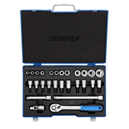 Set di chiavi a bussola GEDORE 19 IMU-10 27 pezzi 1/2 ″ ( 4000821548 )
