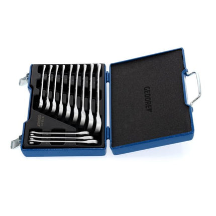 GEDORE Maulringratschenschlüsselsatz 7 R-012 12-teilig Schlüsselweiten 8-19 mm ( 4000821989 )