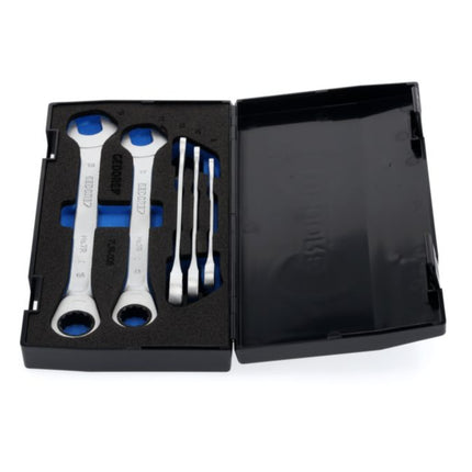 GEDORE Maulringratschenschlüsselsatz 7R-005 5-teilig Schlüsselweiten 8-19 mm ( 4000821988 )