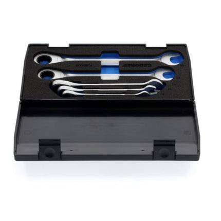 GEDORE Maulringratschenschlüsselsatz 7R-005 5-teilig Schlüsselweiten 8-19 mm ( 4000821988 )