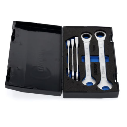 GEDORE Maulringratschenschlüsselsatz 7R-005 5-teilig Schlüsselweiten 8-19 mm ( 4000821988 )