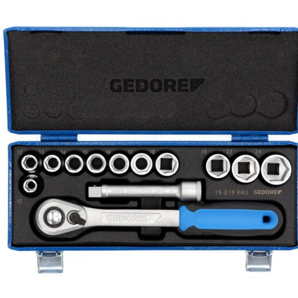 Set di chiavi a bussola GEDORE 19 SME-20 13 pezzi 1/2 ″ ( 4000880496 )