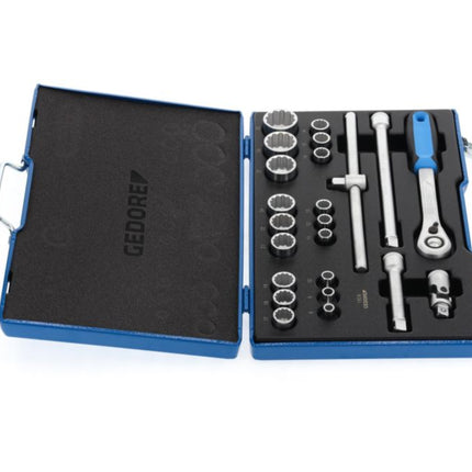 GEDORE Steckschlüsselsatz D19 EMU-20 23-teilig 1/2 ″ ( 4000880523 )