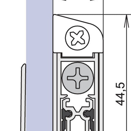 Guarnizione per porta ATHMER Schall-Ex(R) GS-8 1-407 1 lato lunghezza 958 mm ( 3327023076 )